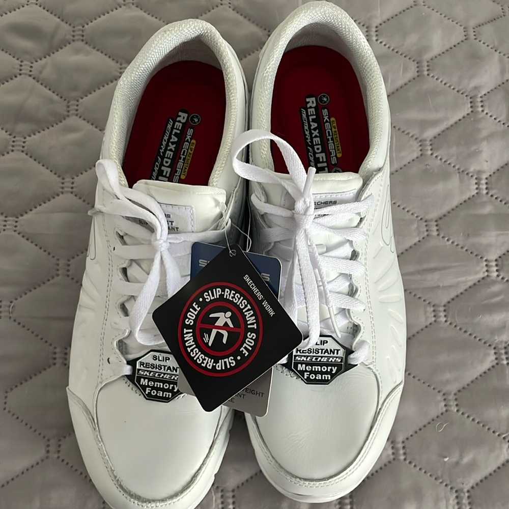 SOLD Skechers work shoes. Brand new with tags.